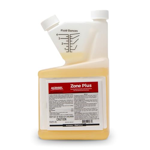 Image of Agrisel Zone Plus Insect & Pest Control, Eco-Friendly, 32 Ounce | Broad Spectrum, for Indoor & Outdoor, Effective Against 100 Pests