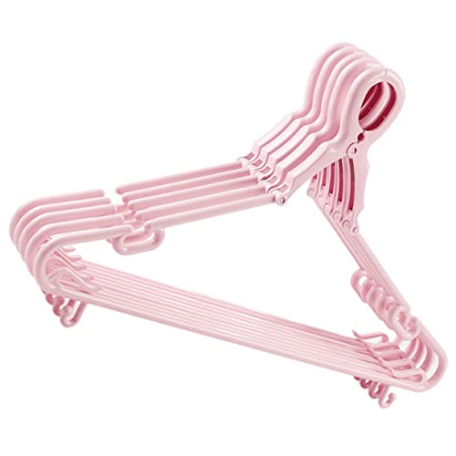 MUCKLILY 5pcs Windproof Clothes Hangers with Clamp Design Heavy Duty Tie Hanging Racks for Outdoor Drying and Trousers Hangers for Organizing Clothes