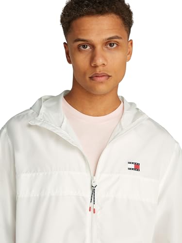 Tommy Jeans Herren Tjm Lw Chicago Jacket Ext Dm0dm20204 Windbreaker-Jacke, White (Ecru), XXL EU – Ansicht 3