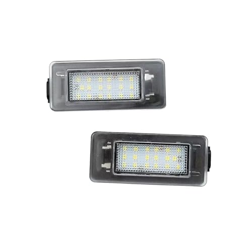 Luces matrícula LED para Dacia Duster 2017 con carcasa resistente y lámpara trasera de luz pura
