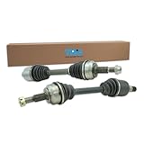 TRQ Front Driver and Passenger Side CV Axle Assembly Set 2 Piece Compatible with 2005-2010 Jeep Grand Cherokee AWD Quadra-Trac II 2006-2010 Commander 4WD Quadra-Trac II