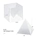 DOYOLLA Large Pyramid Resin Casting Silicone Jewelry Molds for Paperweight, Office Desk Decoration (Set of 3)