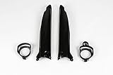  UFO Plastik Gabelschützer für Kawasaki KX125 KX250 KX500 1996-2003 schwarz