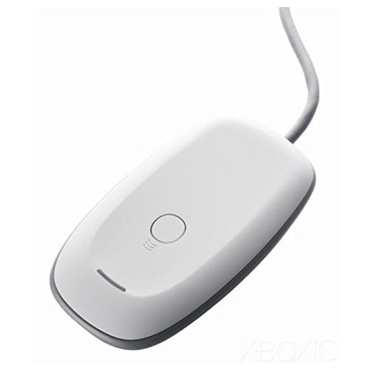 QUMOX Adaptador Receptor de Juego Control USB Inalámbrico Xbox 360 para PC Windows 7 / Vista/XP Color Blanco