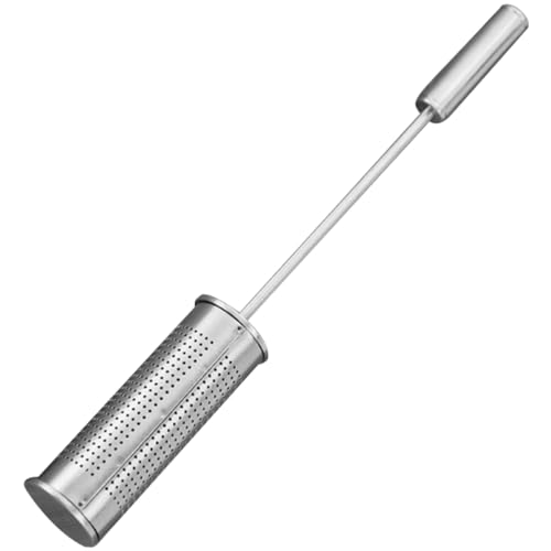 Alipis Supporto Per Colino Da Tè Tubo Compatto Filtro Da Tè Portatile Infusore Riutilizzabile Per Tè Sfuso Robusto Bastoncino Da Tè in Acciaio Inossidabile Per La Cucina