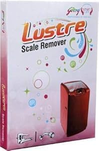 Kaadra Lustre Scale Removes Hard Water Stains & Scale Buildup,Compatiable For Godrej All Top/Front, Fully/Semi Automatic Washing Machine Drum,Tube Cleaner Or Descaling Powder,100gm,Pack Of 6-image-36