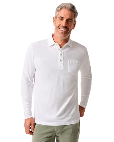 johnnie-O Long Sleeve Original 4-Button Polo - Coastal Wash
