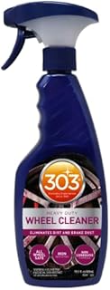 303 Heavy Duty Wheel Cleaner - Eliminates Dirt and Brake Dust - All Wheel Safe - Iron Indicating Formula - Non Corrosive Formula, 15.5 fl. oz. (30597CSR) Packaging May Vary