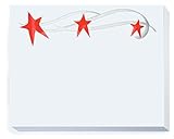 PaperDirect Embossed Red and Silver Stars Specialty Certificates, Foil Border 8 1/2 inch x 11 inch, 38lb White Cover Stock, 50 Count, for School, Work, Diplomas & Award Certificates