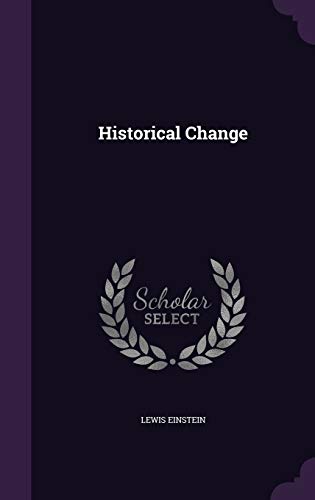 Historical Change 1341653439 Book Cover