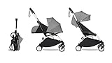 Babyzen YOYO² buggy KOMPLETTES SET 0+ und 6+ grau Gestell weiß