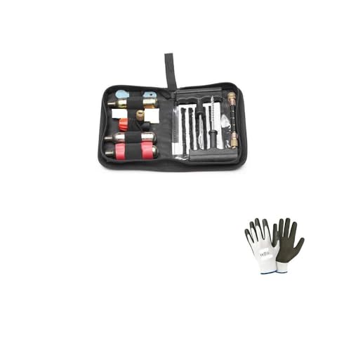 COMPATIBILE CON BMW R 1250 GS GONFIA E RIPARA MOTO SCOOTER QUAD AUTO BICI MONOPATTINO S450 GIVI TUBELESS TYRES REPAIR KIT PER PNEUMATICI GOMME COPERTONI 19CMX11CMX5CM