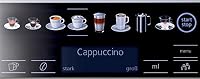 Siemens TE651509DE EQ.6 plus s100 Kaffeevollautomat (konstante Brühtemperatur, Dampf-Reinigung, Doppeltassen-Funktion, 1.500 Watt) metallic – Ansicht 3