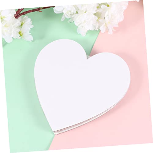 Tablero de pintura de corazón con lienzos de algodón para acrílico y óleo en pack de 10 3