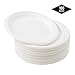 Produktbild 100 Einwegteller aus Bagasse Zuckerrohr, 26cm| Stabile & Robuste Party Pappteller - Umweltfreundlich Kompostierbare Biologisch Abbaubar - Flüssigkeitsdicht & Mikrowellenfest| Plastik-Alternative.