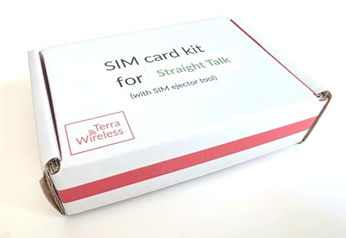 Tarjeta SIM Straight Talk 5G LTE para solucionar problemas red iPhone 3