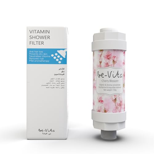 Filtre de douche coréen avec vitamines, Be-Vita, anti-chute de cheveux, prévient la peau sèche, élimine le chlore, élimine la rouille, aromathérapie...