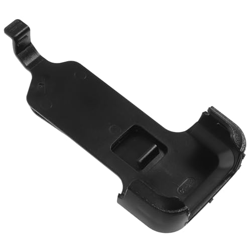 Veemoon 2pcs Clips de Ceinture en Abs pour Interphone et Intercom, Accessoires Radio Légers et Robustess, pour Travail et Événements, Couleur Noir
