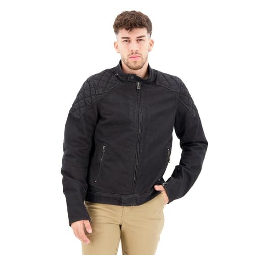 Veste moto Revit Dale textile noir L résistante et confortable