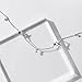 Northern Star Celestial Thin Chain Bracelet 925 Sterling Silver Dainty Bracelet Jewelry for Her Bridesmaid Girlfriend