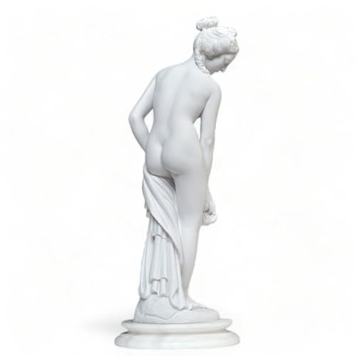 Sculpture La Baigneuse Allegrain marbre 40 cm art - 5