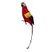 EBTOYS Artificial Birds Lifelike Feathered Birds Christmas Model Artificial Birds Lifelike Feathered Tree Craft - Parrot (Red)