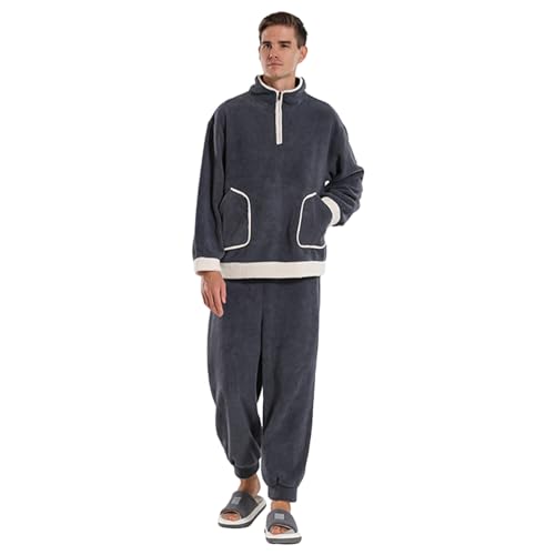 Pyjama d'hiver chaud femme pour cocooning et soirées détente en polaire zippée 3 pièces