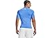 Under Armour Men's Armour HeatGear Compression Short-Sleeve T-Shirt , Carolina Blue (475)/White, X-Large