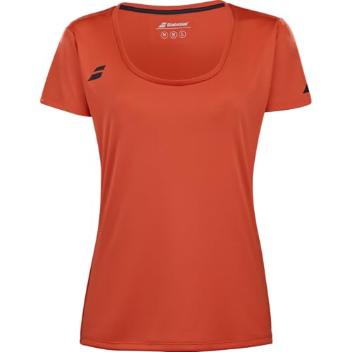 T-shirt Babolat Play fille vêtements de tennis enfants col V