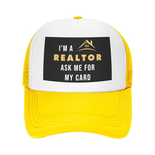I'm A Realtor Trucker Hat Snapback Mesh Baseball Cap Unisex2
