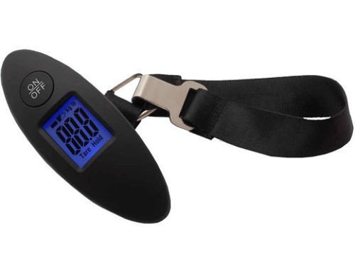 Preisvergleich Produktbild ARlilitshop Elektronische Gepäckwaage, tragbar, 40,8 kg, Schwarz