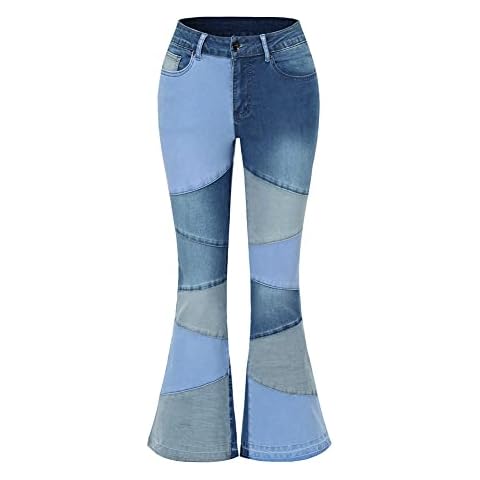 THUNDER STAR Women's High Waisted Flare Jeans Cover