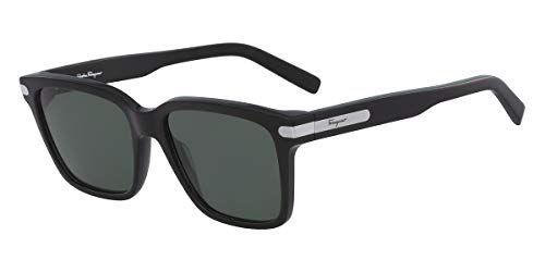 Salvatore Ferragamo SF917SM Black/Solid Green One Size