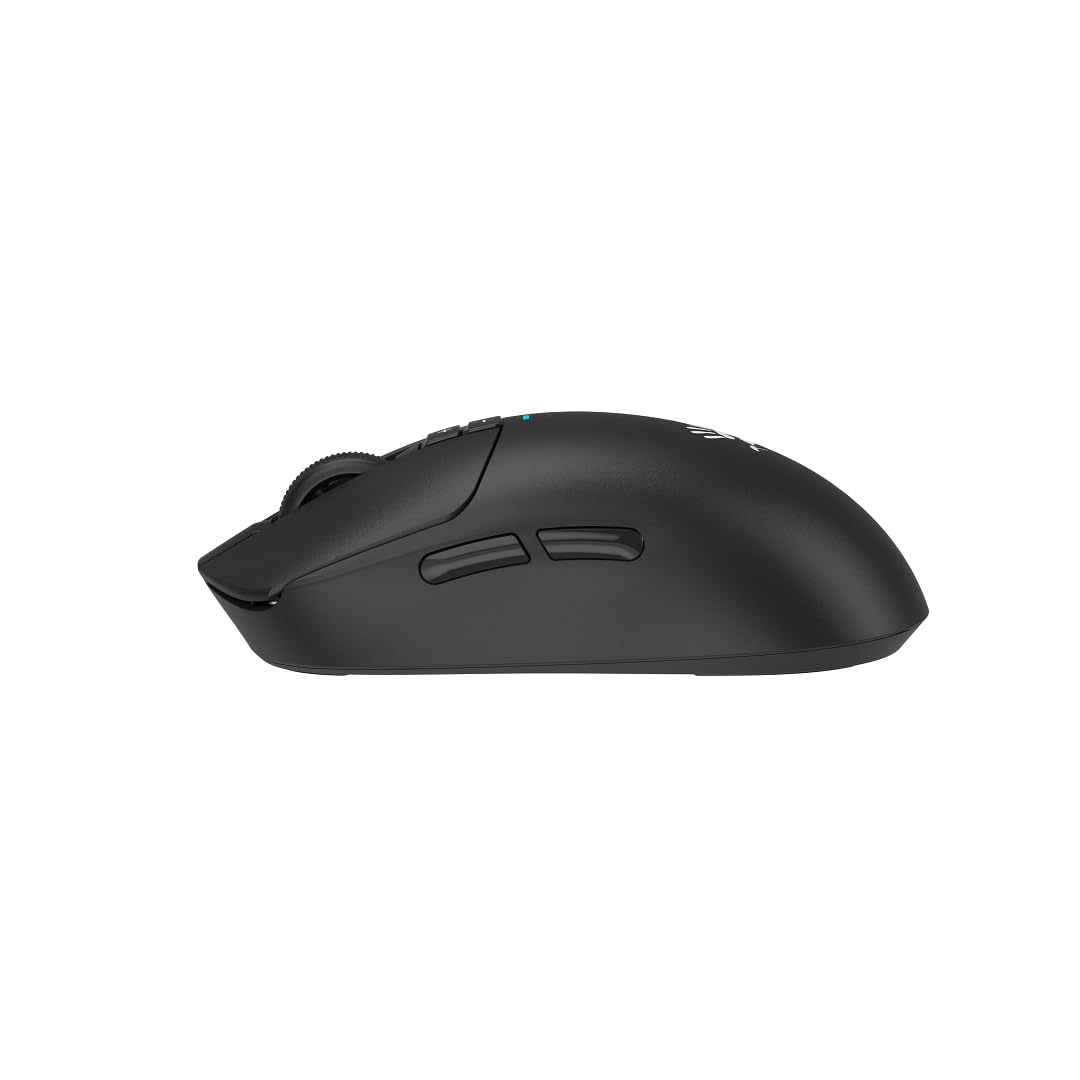 Bloody R72 - Ratón ultra inalámbrico para juegos 20000 CPI, sensor óptico de 1 ms, baja latencia, modo dual USB e inalámbrico, color negro