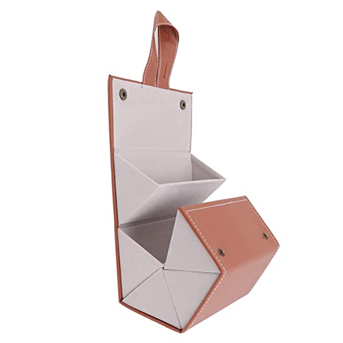 Facynde Organisateur de Lunettes de Soleil de Voyage à 5 Fentes - Étui Pliable en Cuir PU pour Lunettes de Soleil,Portable Hommes Femmes 5-Slot Eyeglass Holder Storage Travel Case Cover