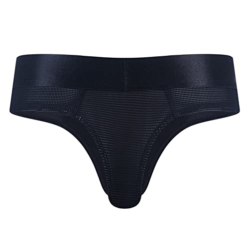 JOCKMAIL 2PCS/PACK Mens Underwear Thongs Briefs Comfortable Mens Sport Underwear Athletic Mens Underwear Thongs Pack2