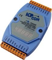 I-7033D with Display 3 Channel RTD Input Data Acquisition Module communicable Over RS-485 with Free EZ Data Logger Software