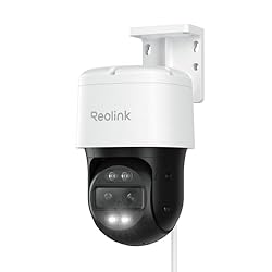 Reolink 4K 8MP PTZ Camara Vigilancia PoE Doble Len...: Doble vista en una sola pantalla: Vea exactamente lo que ocurre en su casa con la vista dual en una sola pantalla. El teleobjetivo de 8 mm capta los detalles en primer plano, mientras que el objetivo gran angular de 2,8 mm ofrece una vista panorámica...