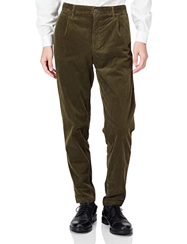 BOSS Herren Trousers Trousers Flat, Dark Green, 36W / 32L EU