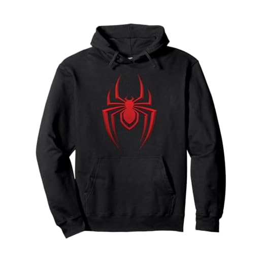 Marvel Spider-Man: Mile Morales Game Spider Icon Sudadera con Capucha