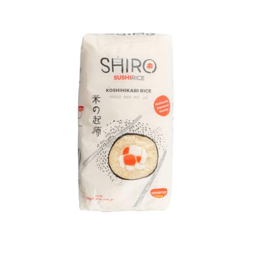YIJIA | Premium Arroz de Sushi Koshihikari 1kg - Los mejores arroces para sushi y platos japoneses (1 Unidad)