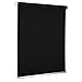 Produktbild Rolmaxxx ROLLMAXXX Standard-Rollo Verdunkelungrollo Seitenzug Kettenzugrollo Tageslicht Sichtschutz (150 x 190 cm, Schwarz)
