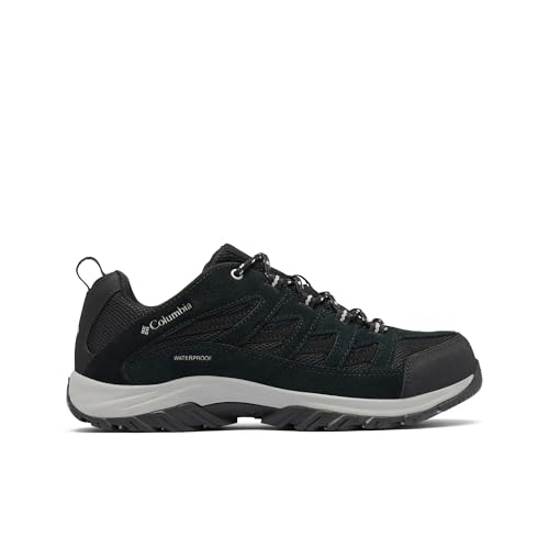 Columbia Crestwood Wp, Zapatillas De Trekking Hombre, Black Columbia Grey, 43 EU