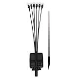 Mipcase Solarbetriebene LED Gartenleuchte mit Leuchtkäfer motiv Flexible Schaukellichter mit 7...