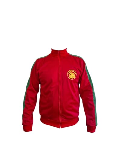 Chaqueta de Zaire retro para aficionados que buscan ropa de fútbol vintage cómoda y duradera