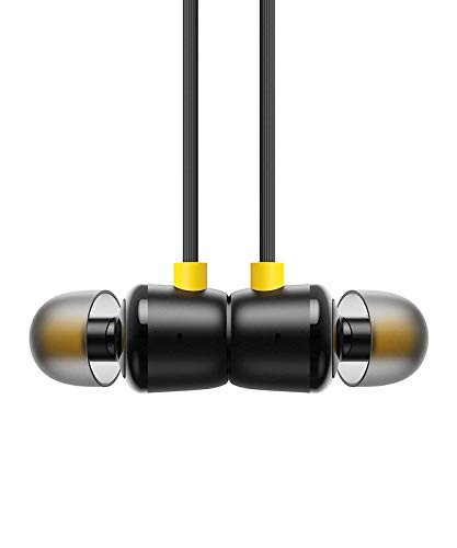 Image of Earphones for realme Pad 2 Earphones Original Like Wired in-Ear Headphones Stereo Deep Bass Hands-Free Headset Earbud with Built in-line Mic, 3.5mm Jack (Jack and R20-52,)