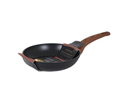 Quttin Victorian Sartén, Aluminio, Negro, 18 cm