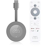 omatique Homatics DONGLE G 4K HDMI 2/8 Go Android Google TV 11 Wifi et LAN avec télécommande vocale