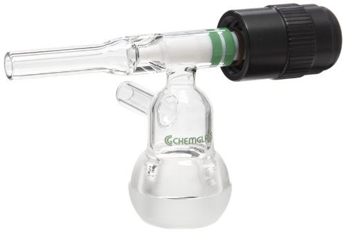 Chemglass CG-1201-09 Chromatography Flow Control Adapter with 35/20 Ball Joint