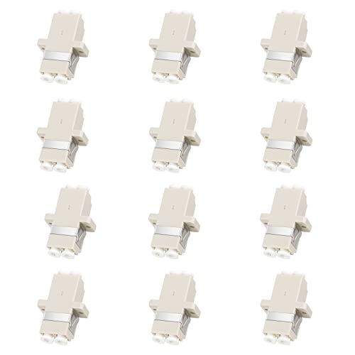 Fyboptwu 12 Stück LC Duplex Multimode Adapter